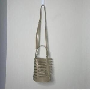 Open Cage Bucket Bag Detachable Adjustable Shoulder Strap